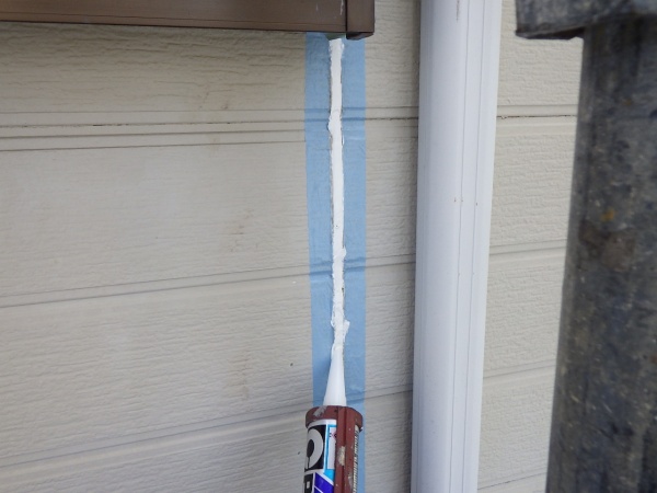 シーリング材を塗布しました