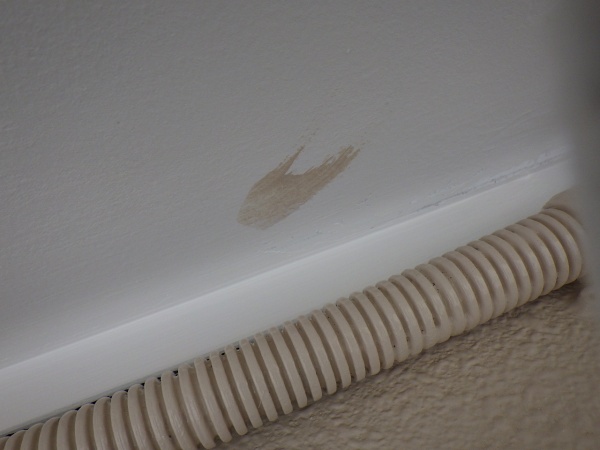 ダメ直し前の軒天です