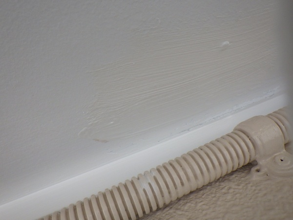 ダメ直し終了後の軒天です