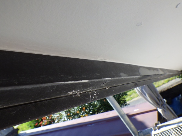 見返しの清掃中です