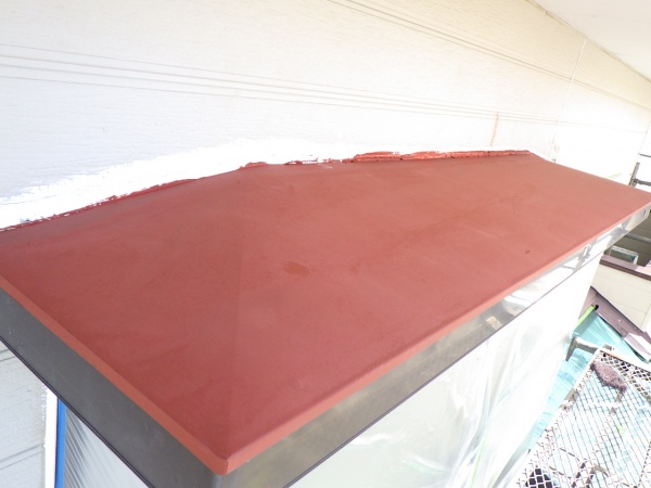 板金部錆止め塗装終了です