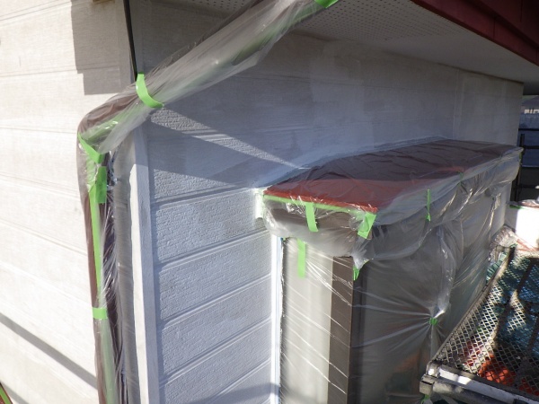 ２階外壁の下塗りが終了しました