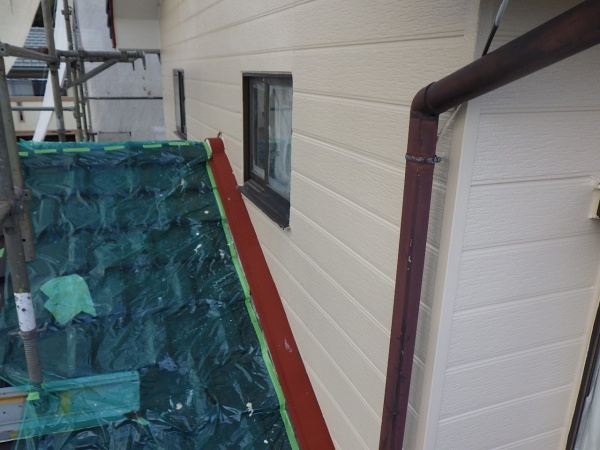 養生を剥がしました