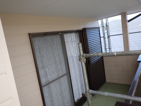 ベランダ周りの完工です