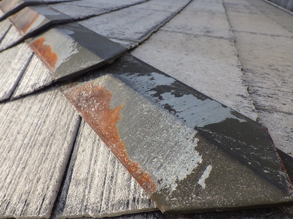 洗浄後の屋根の状態です