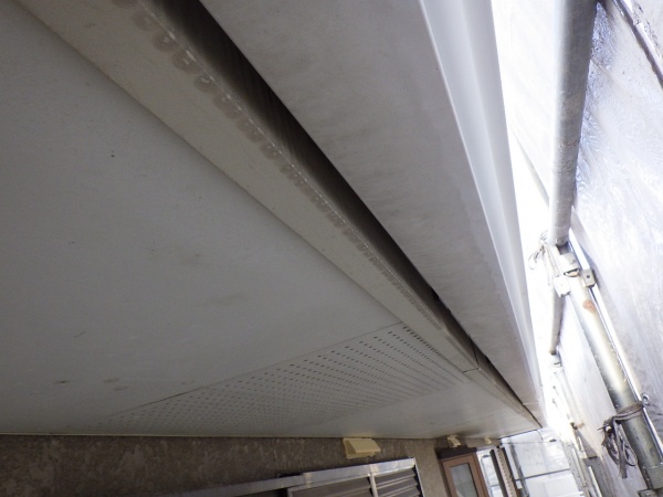 外壁の洗浄終了です