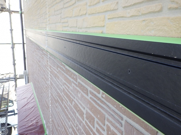 幕板の養生終了です