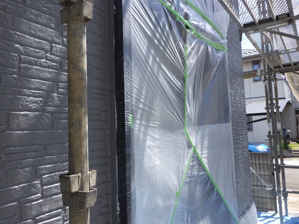 幕板下の中塗り終了です