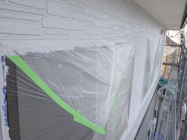 幕板上段の上塗り終了です