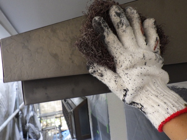 霧よけのケレン中です