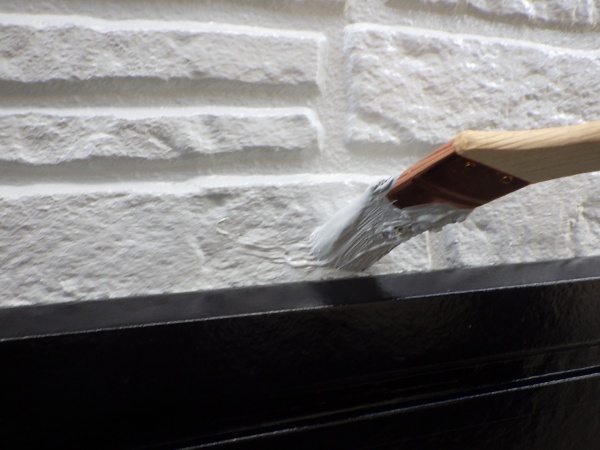 外壁補修中です