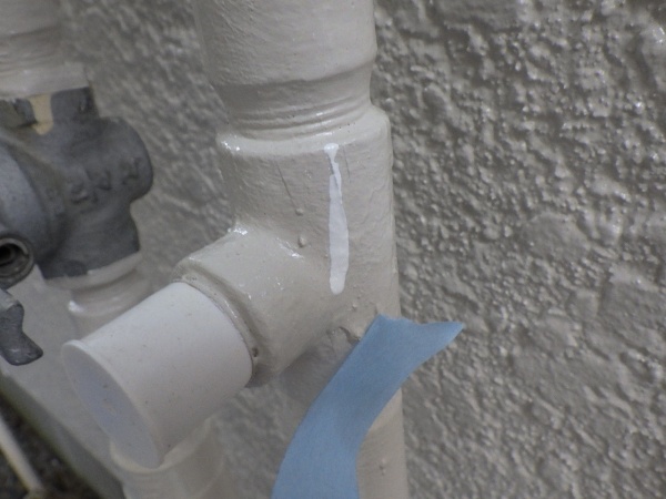 外壁面の補修前です