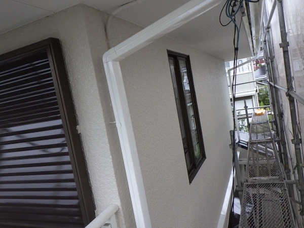 ２階外壁塗装の完工です