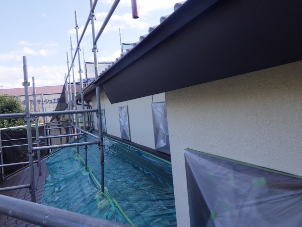 土間養生が終了しました