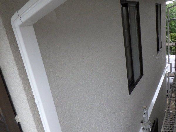 ２階外壁塗装の完工です