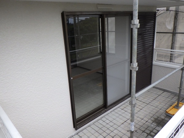 ２階外壁塗装の完工です