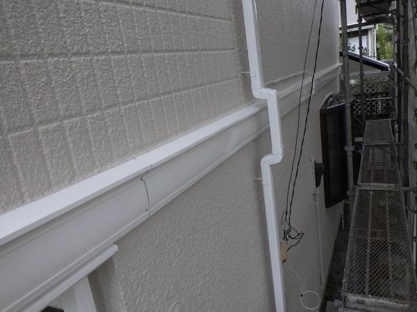 幕板塗装の完工です