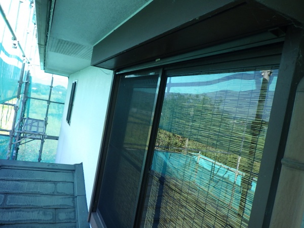 洗浄前の２階外壁の状態です