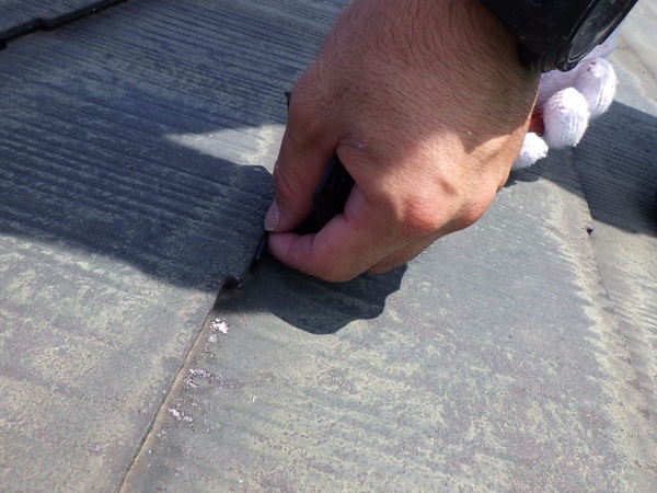 タスペーサー取り付け中です