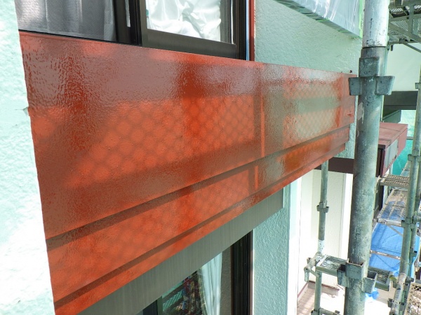 板金部の錆止め塗装終了です