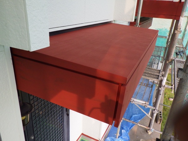 霧よけの錆止め終了です