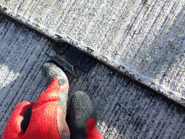 タスペーサーの取り付け中です