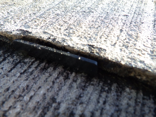 タスペーサーの取り付け中です