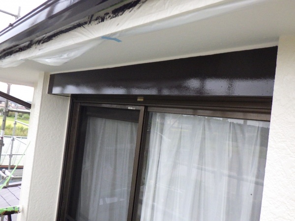 板金部分の上塗り終了です