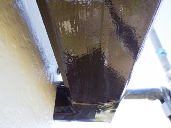 軒樋の補修終了です