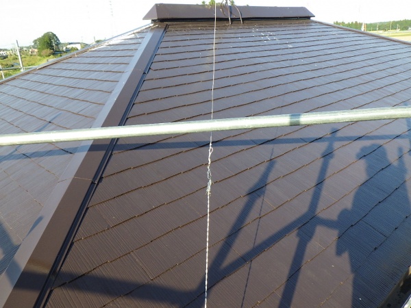 スレート屋根塗装の完工です