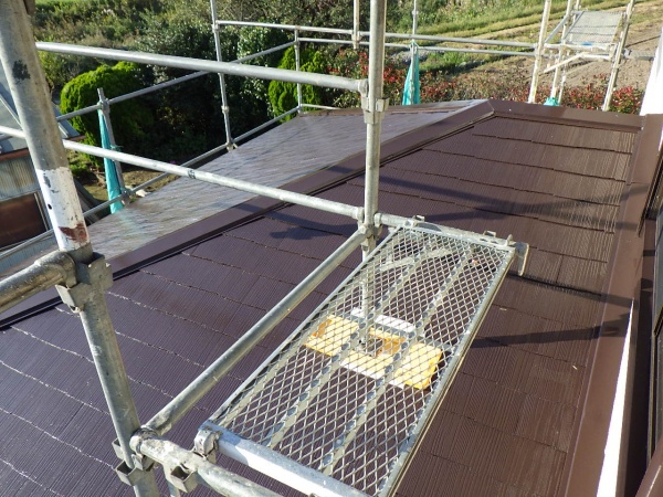 スレート屋根塗装の完工です