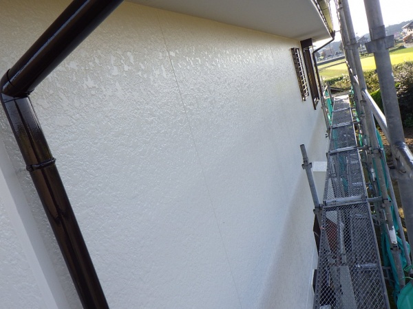 ２階外壁面の完工です