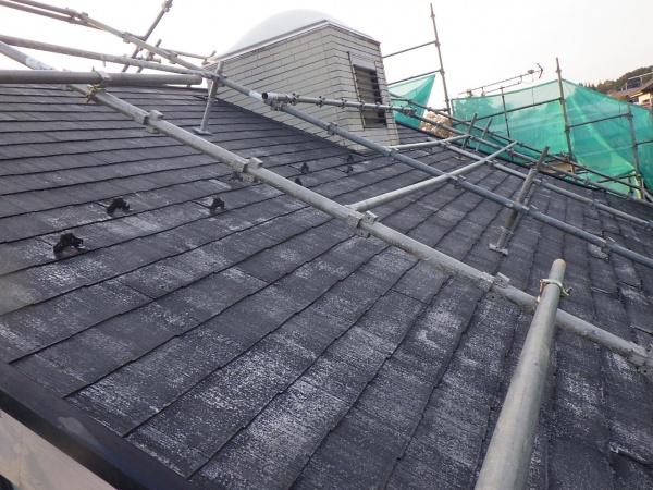 洗浄後の大屋根の状態です