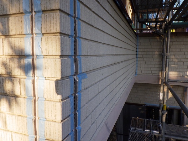 目地養生が終了です