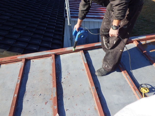 ケレンごみの清掃中です