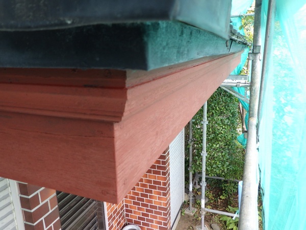 破風下塗り終了です