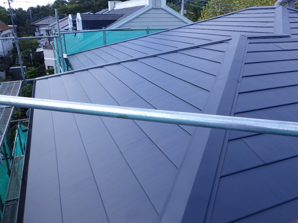 東面の完工です