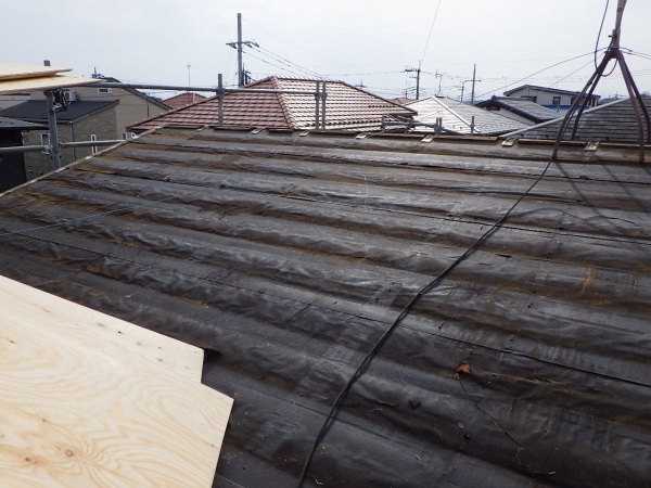 ルーフの撤去が終了しました