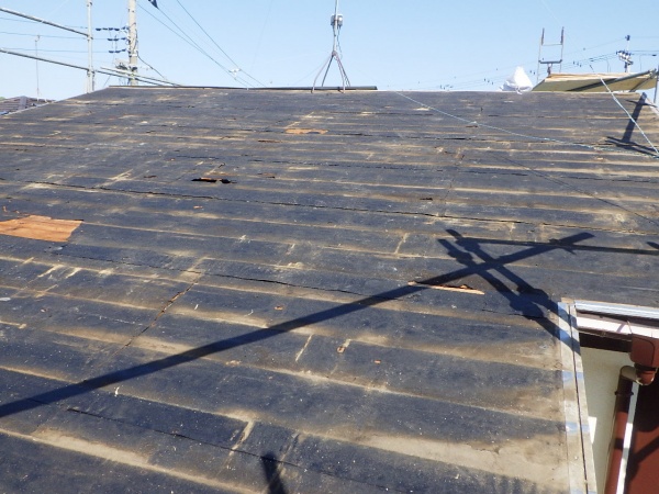 ルーフの解体終了です