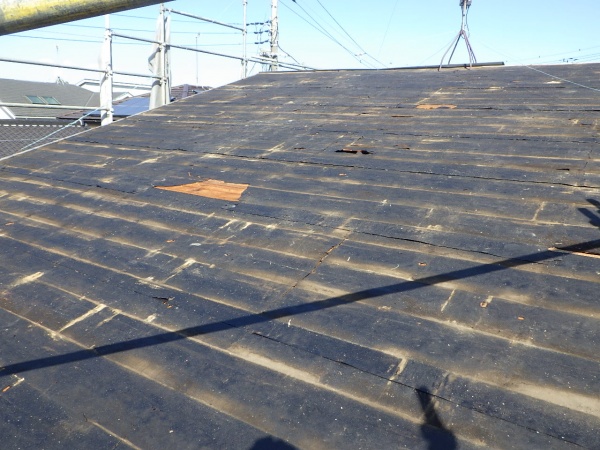 ルーフの解体終了です