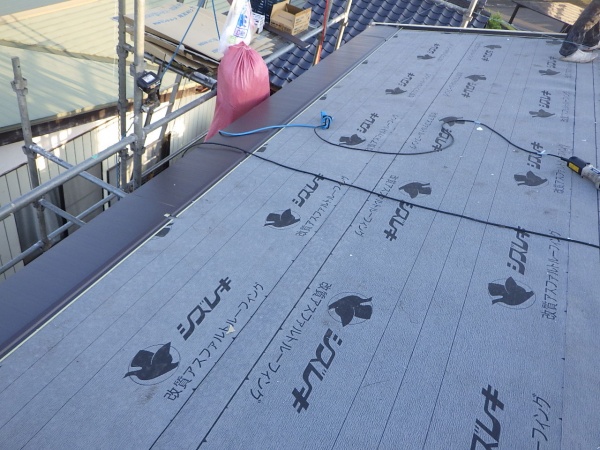 １段目ルーフ取り付け終了です