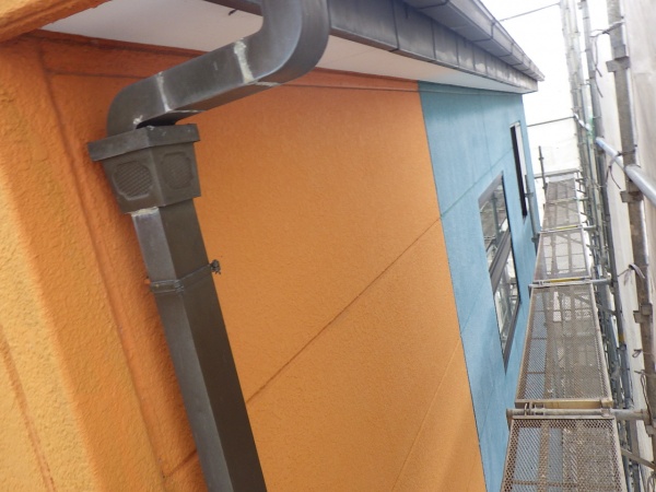 高圧洗浄後の外壁です