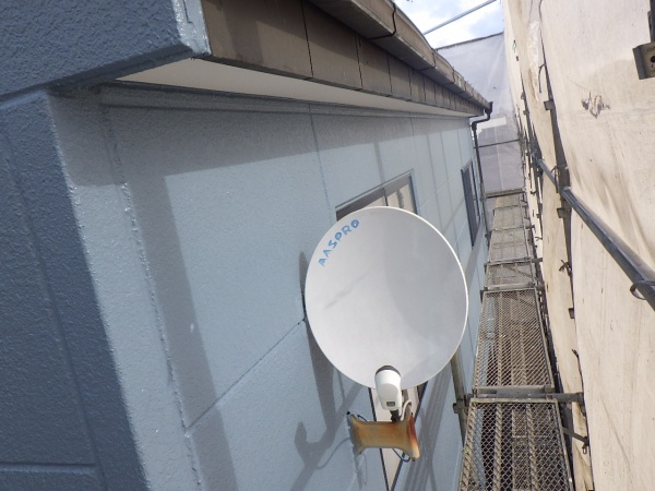 外壁面の完工です