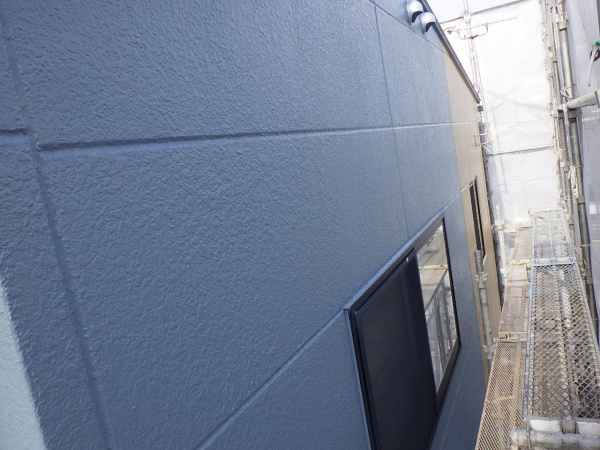 外壁面の完工です