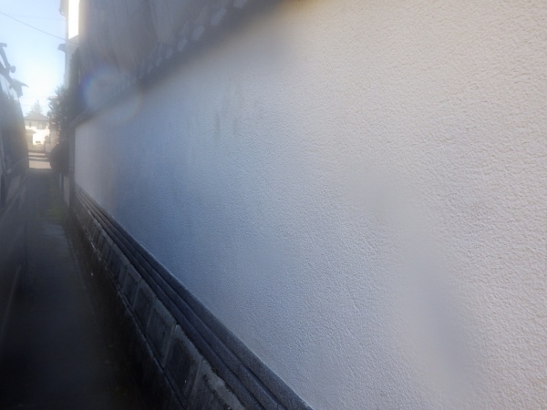 門塀の洗浄が終了しました