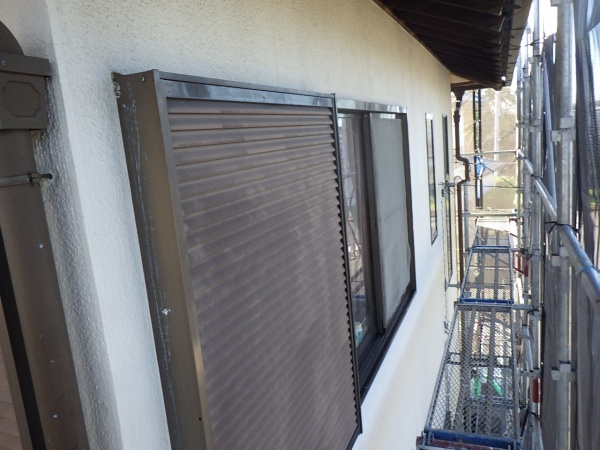 外壁面の洗浄が終了しました