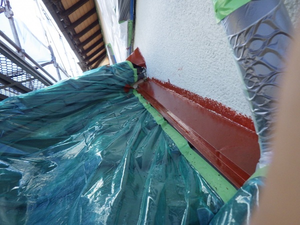 板金部の錆止め塗装終了です