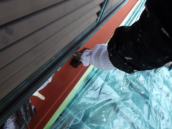 板金部の中塗り中です