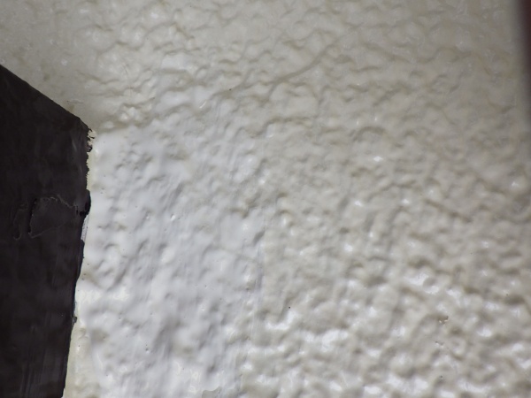 補修後の外壁面です