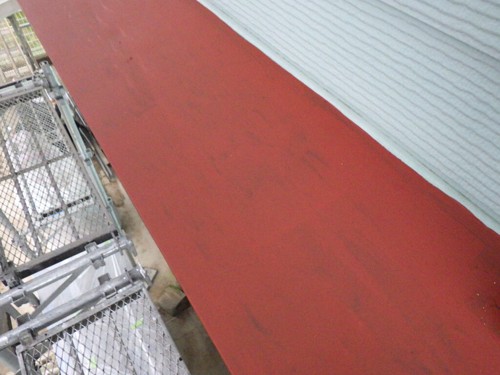 霧よけ錆止め塗装後です